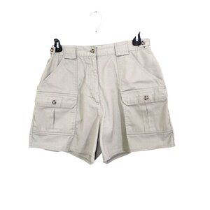 Tilley Endurables Shorts Adult Beige Khaki Canvas Cargo Work Street Gorpcore